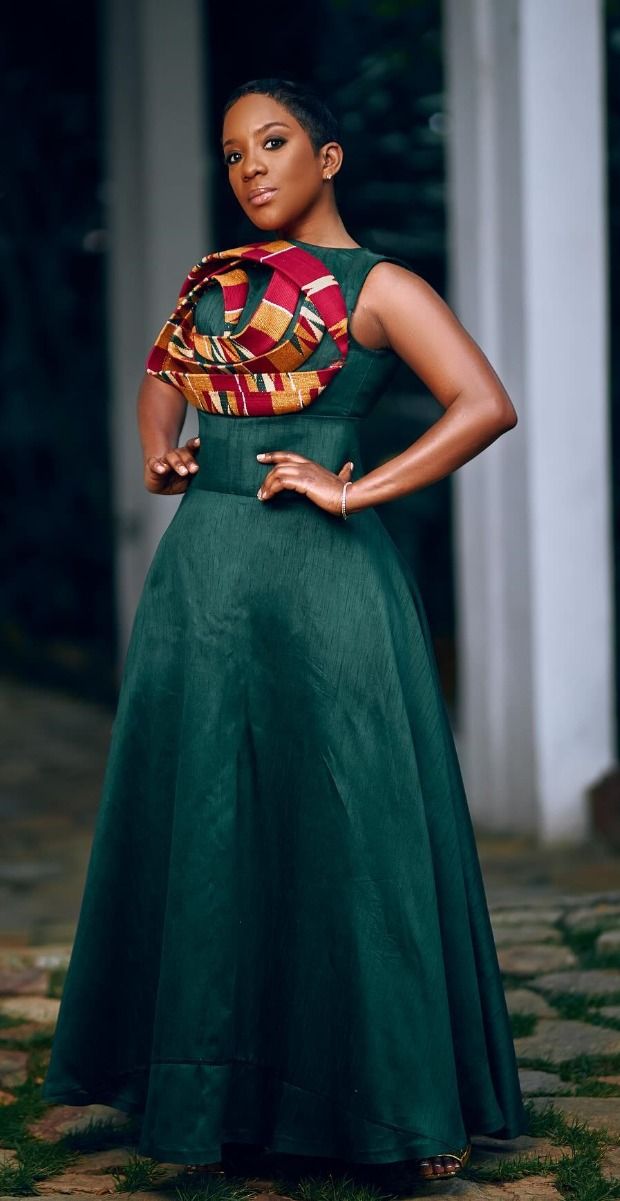 Simple Kente Dress Styles