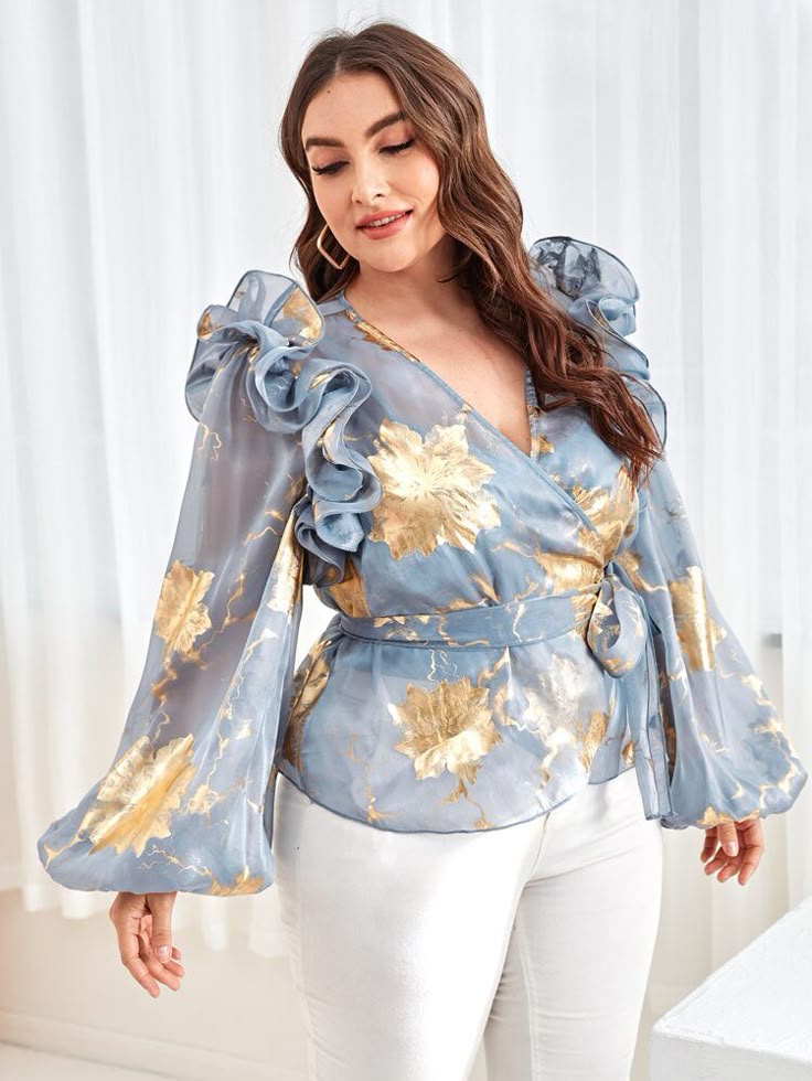 Latest Organza Top Styles for Ladies
