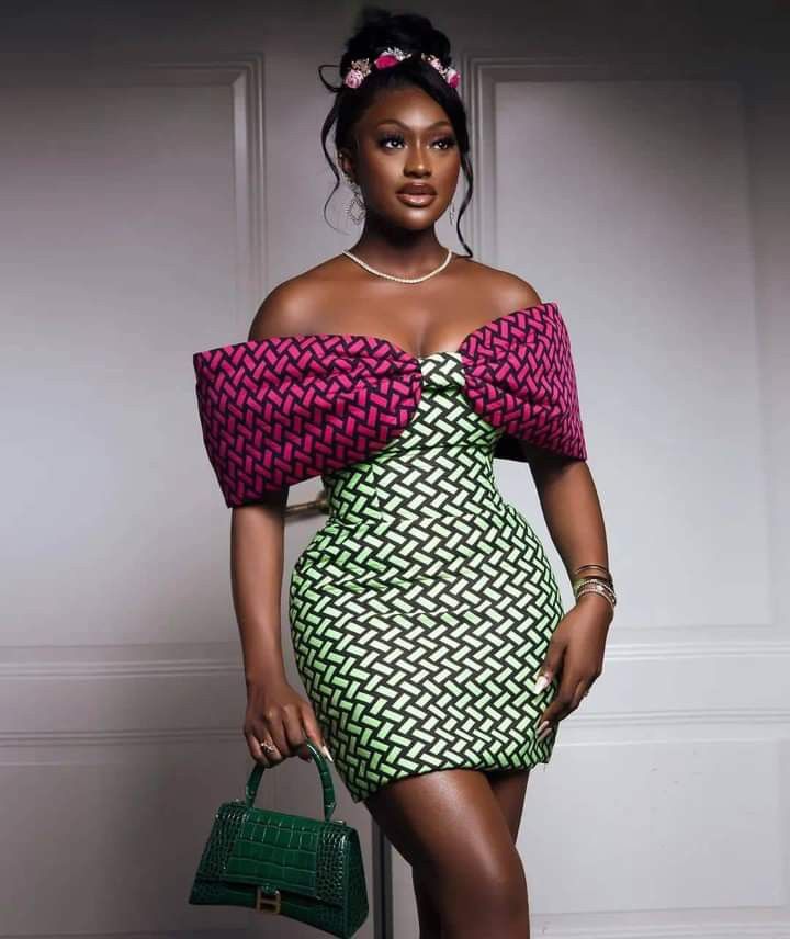 Off Shoulder Short Gown Styles 