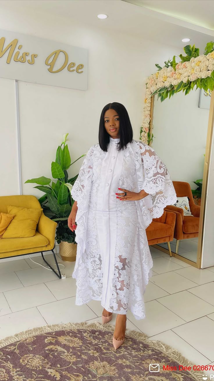 Cord Lace Gown Styles for Slim Ladies 