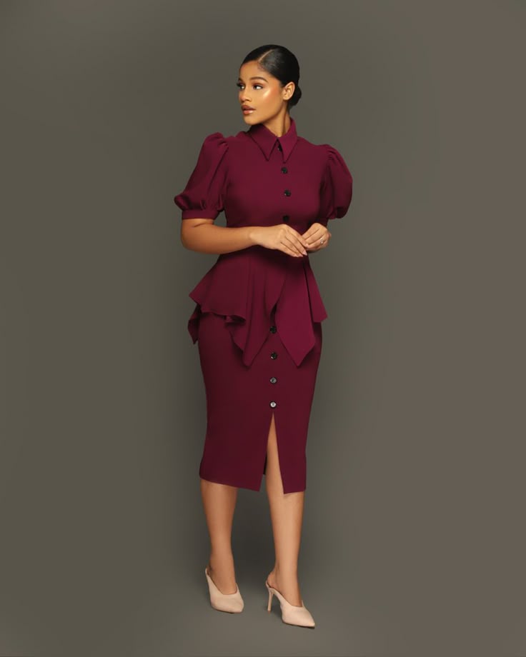 Simple Classy Corporate Gown Styles 