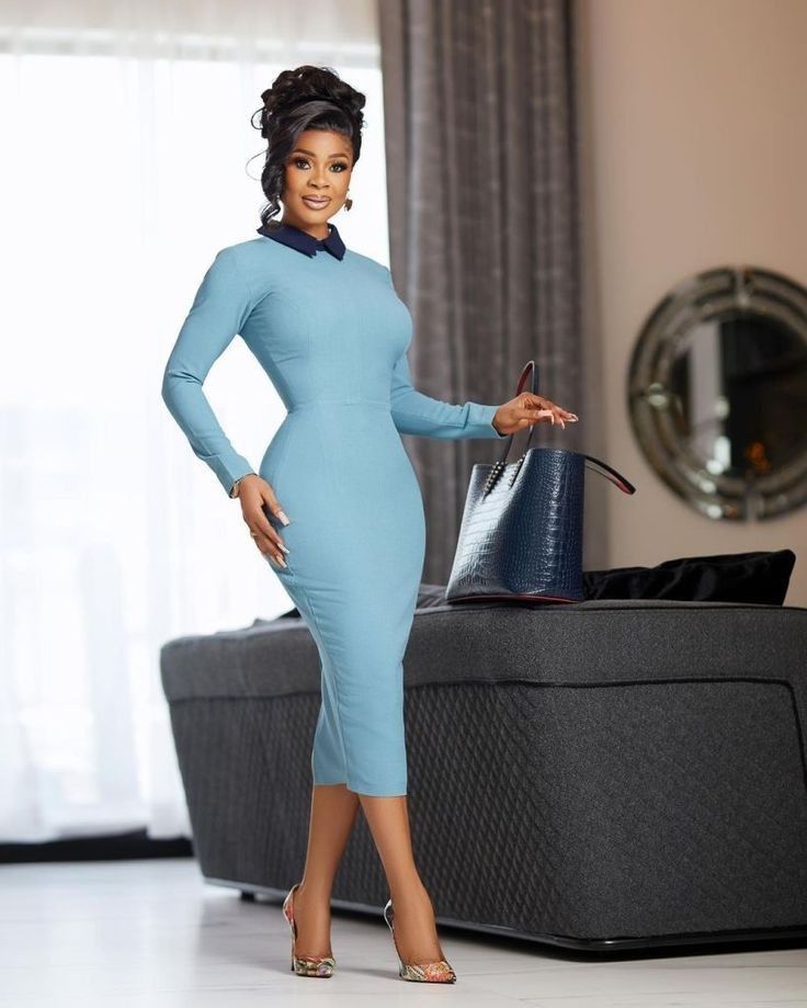 Simple Classy Corporate Gown Styles 