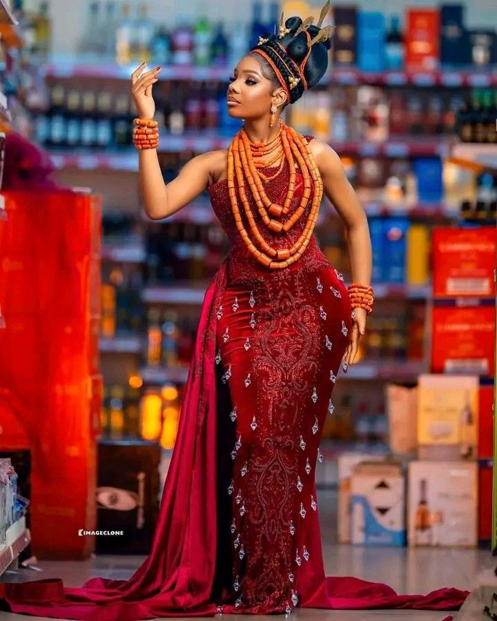 Yoruba Traditional Wedding Gown Styles 