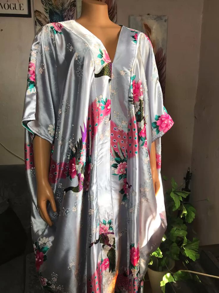Silk Material Long Gown Styles 