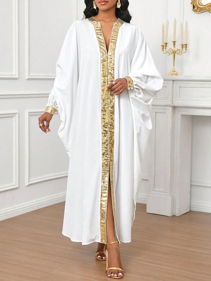 Long Gown Styles for Plain and Pattern 