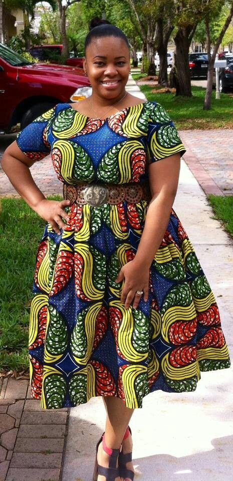 Peplum Ankara Styles for Big Tummy Ladies 