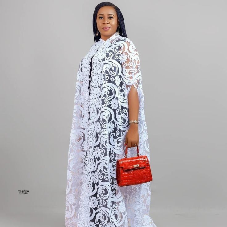 Cord Lace Gown Styles for Ladies 