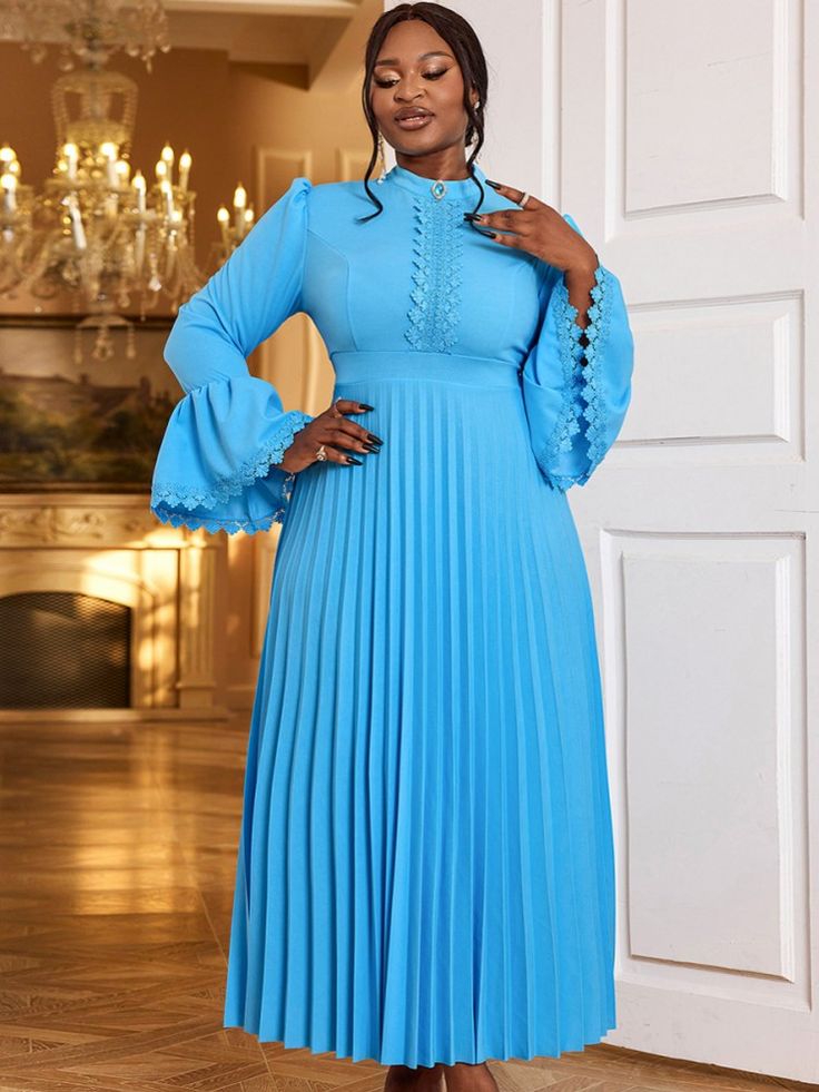 Long Flare Gown Styles 