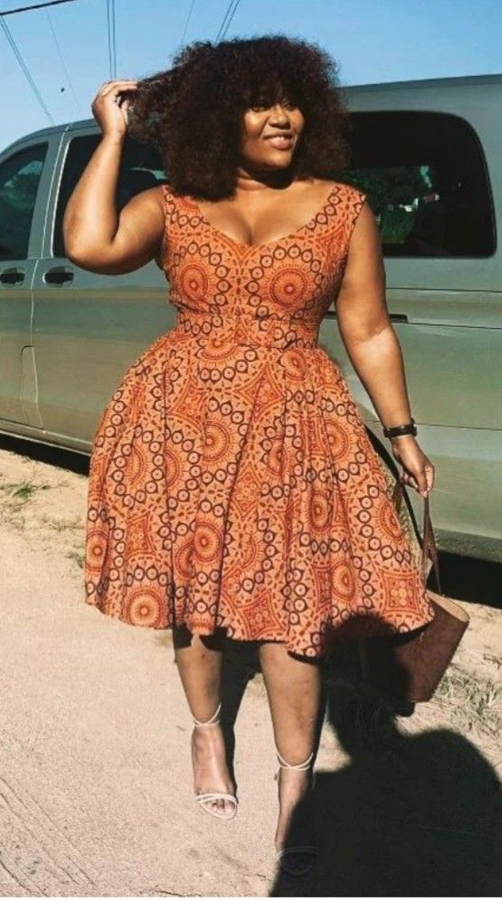 Plus Size Ankara Gown Styles 