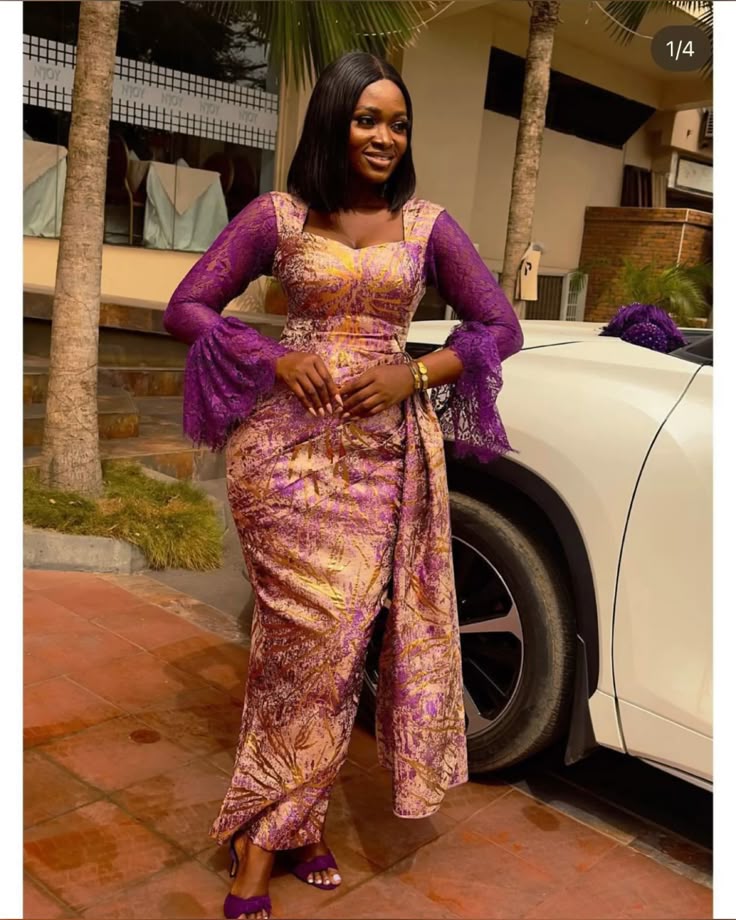 Brocade Dress Styles for Wedding Guest 
