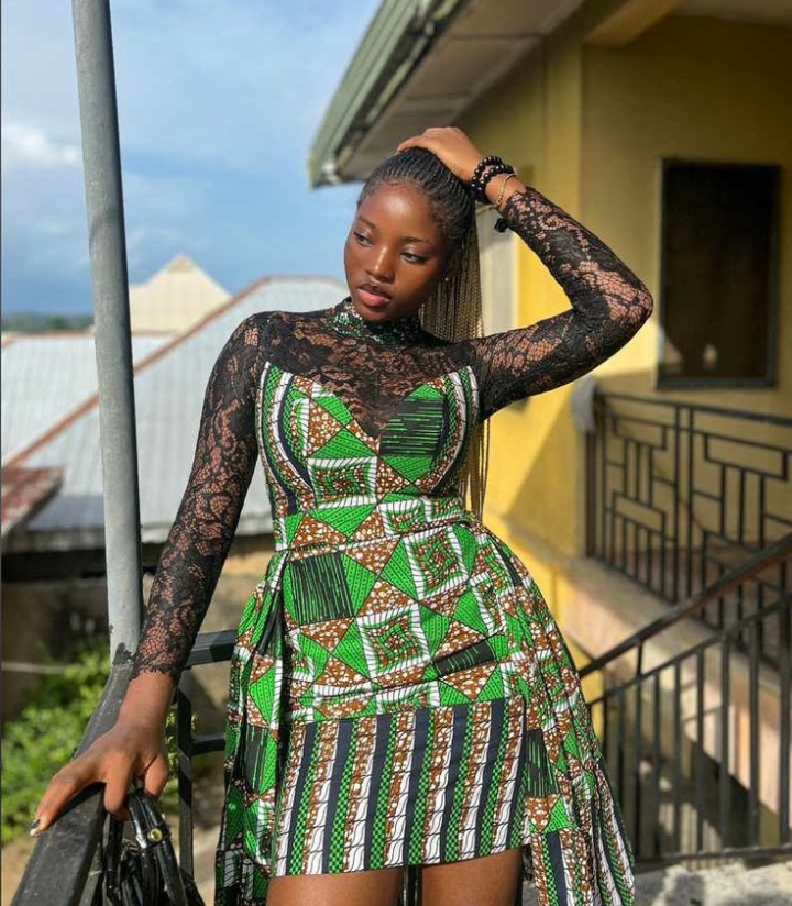Party Ankara Short Gowns