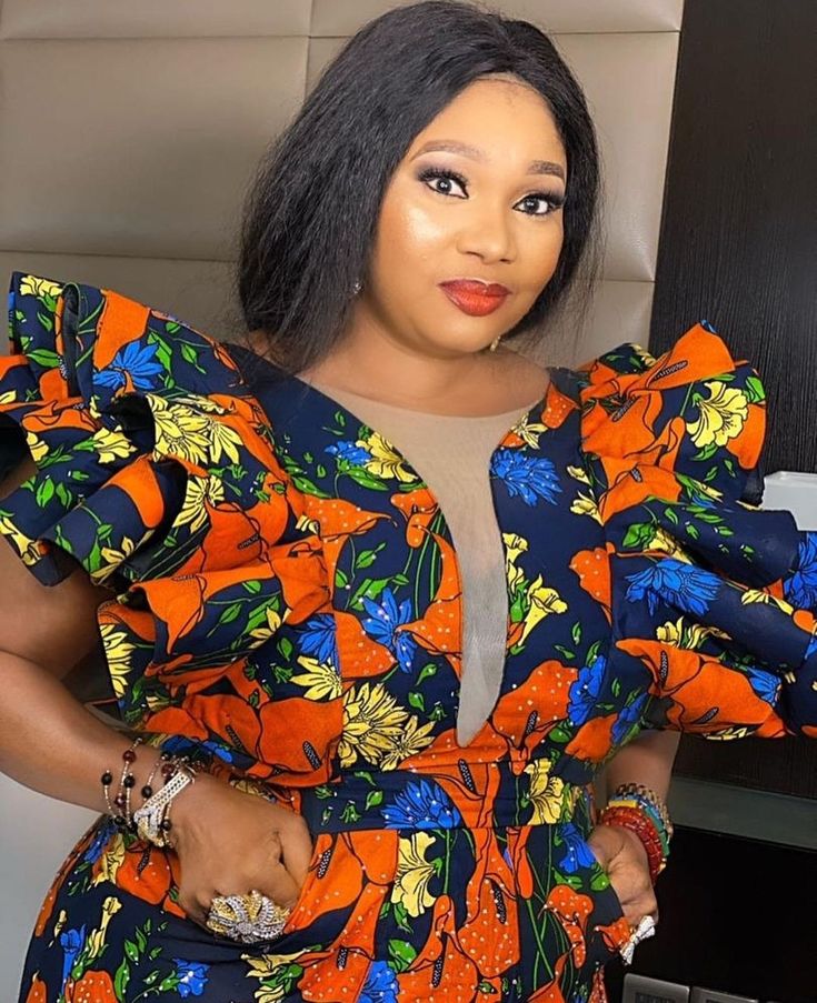 Ankara Styles for Big Tummy Ladies