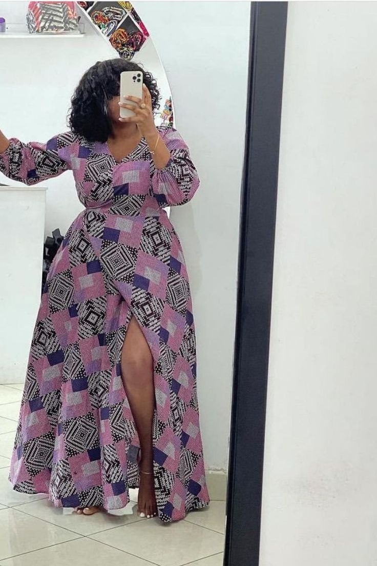 Plus Size Ankara Gown Styles 