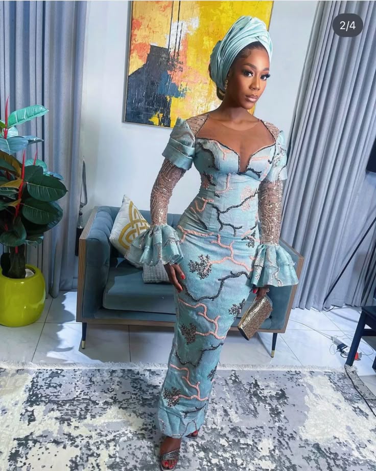Brocade Gown Styles 
