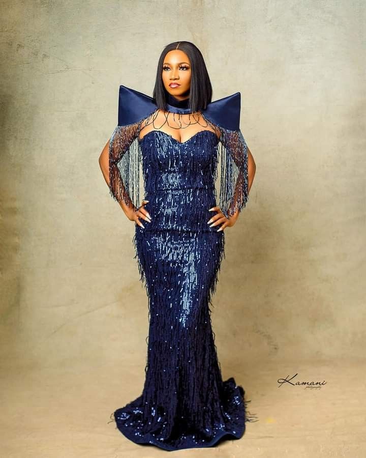 Long Sequence Gown Styles 