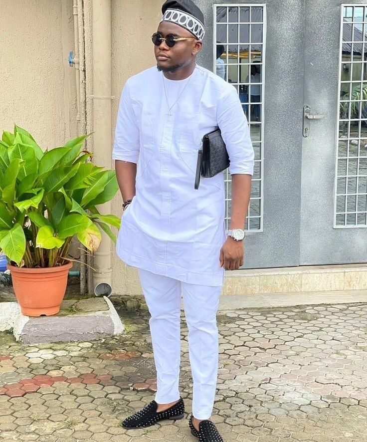 Simple White Senator Styles for Men 