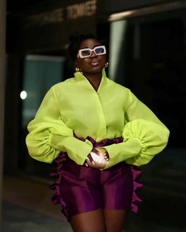 Organza Top Styles for Ladies