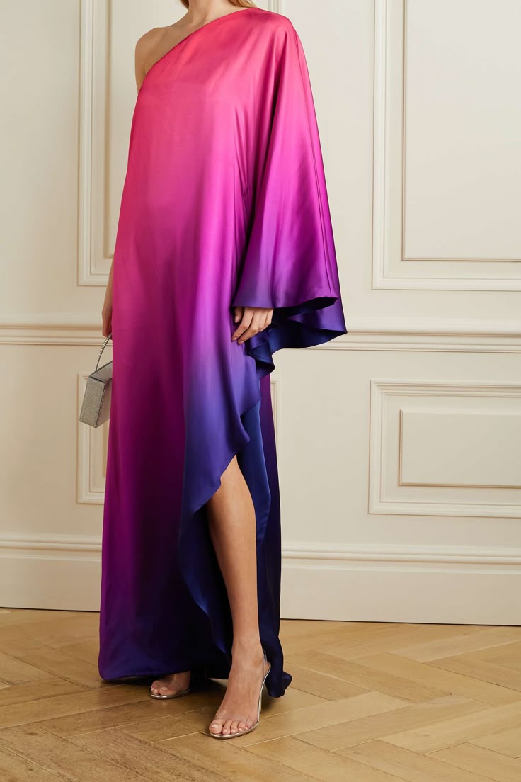 Silk Material Gown Styles for Ladies 