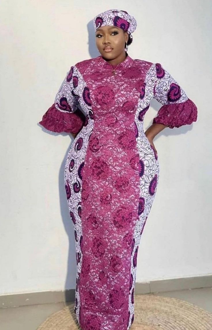 Big Tummy Ankara Styles for Fat Ladies 