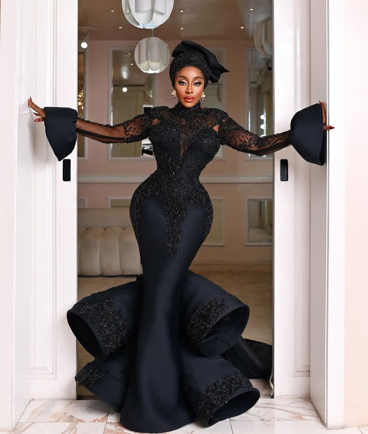 Black Dinner Gown Styles 