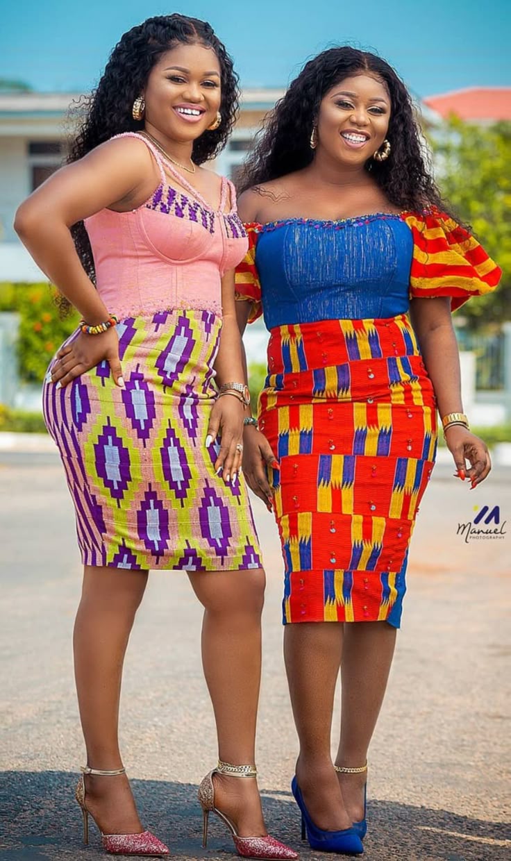 Simple Kente Dress Styles