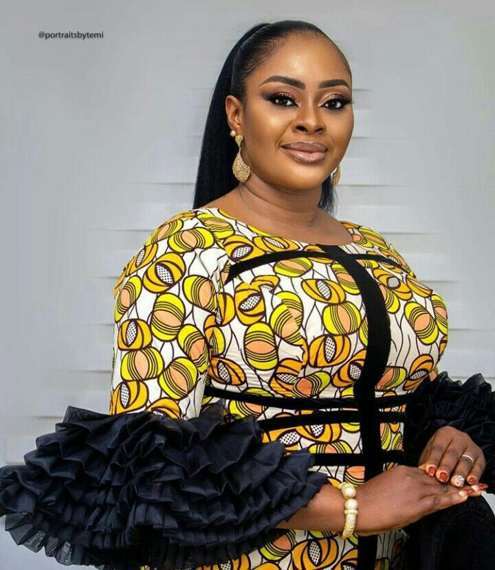 Big Tummy Ankara Styles for Fat Ladies 