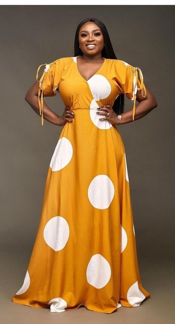 Simple English Flare Gown Styles 