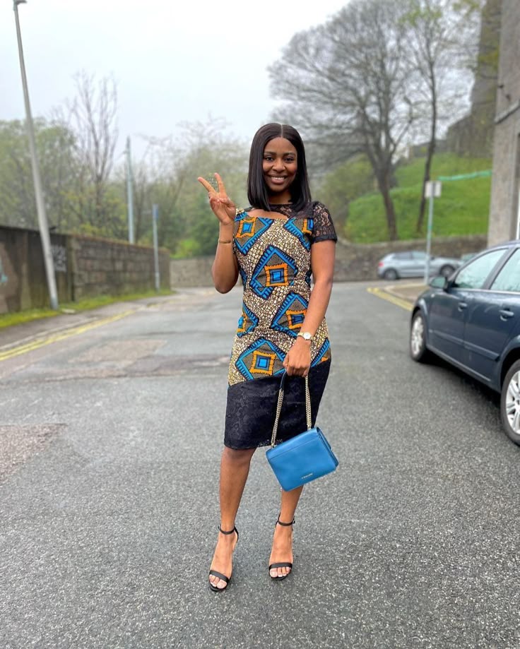 Simple Ankara Styles for Slim Ladies 