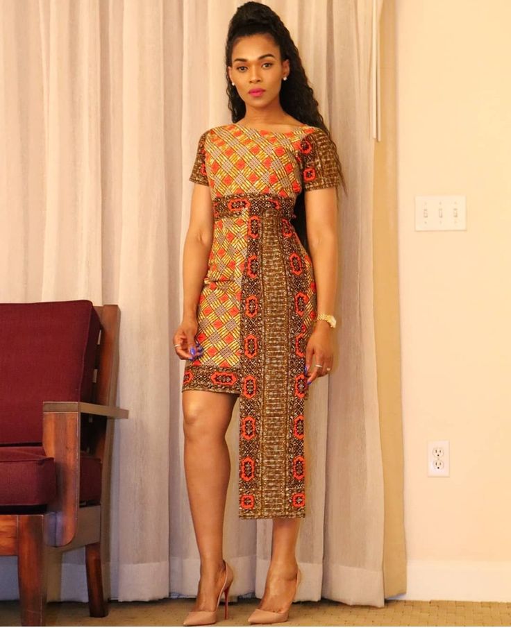 Simple Ankara Styles for Slim Ladies 