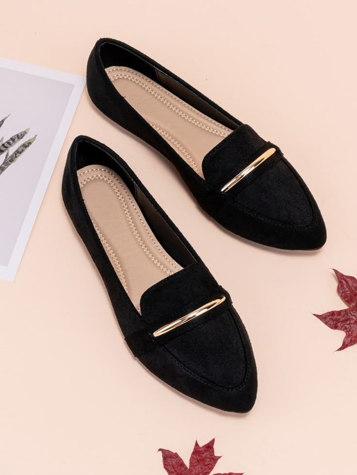 Flat Loafer Shoes for Ladies 