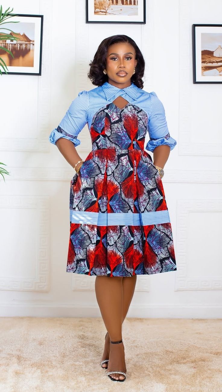 Latest Ankara Styles for Slim Ladies 