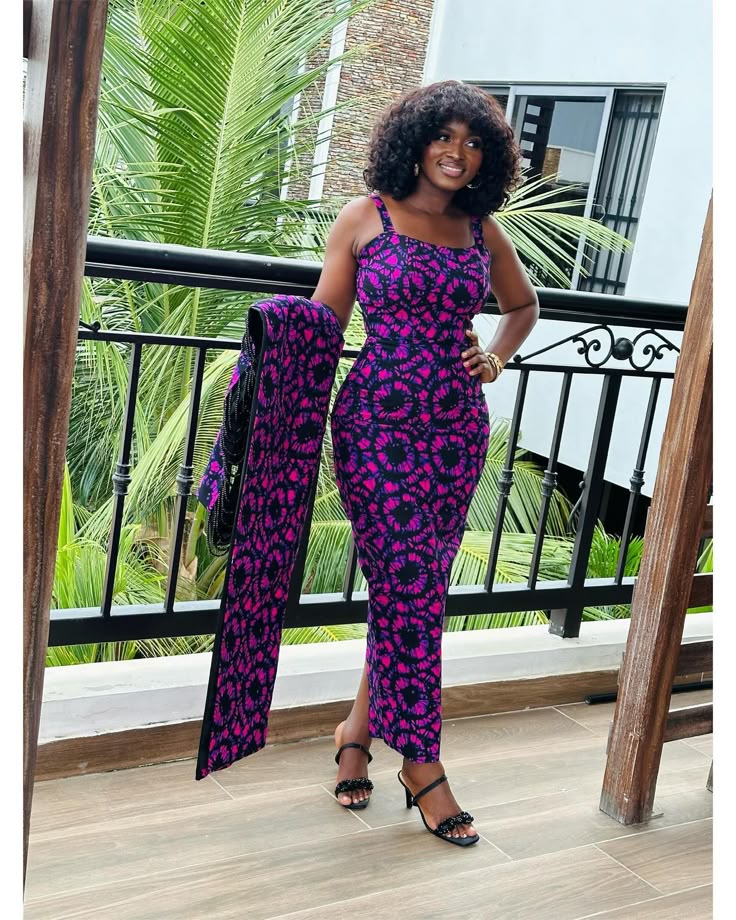Ankara Sleeveless Gowns For Women