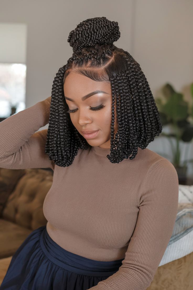 Short All Back Hairstyles with Attachment