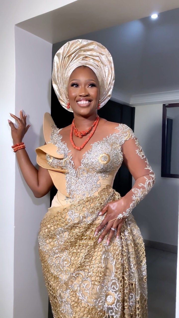 Igbo Traditional Attire for First Outing