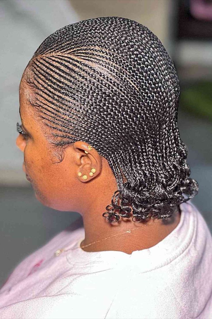 Short All Back Hairstyles with Attachment