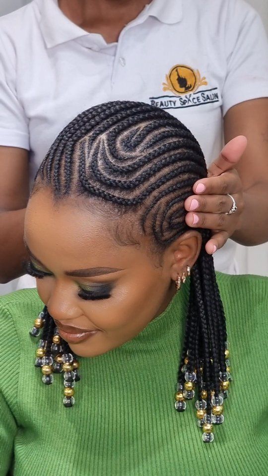 Short All Back With Curls 