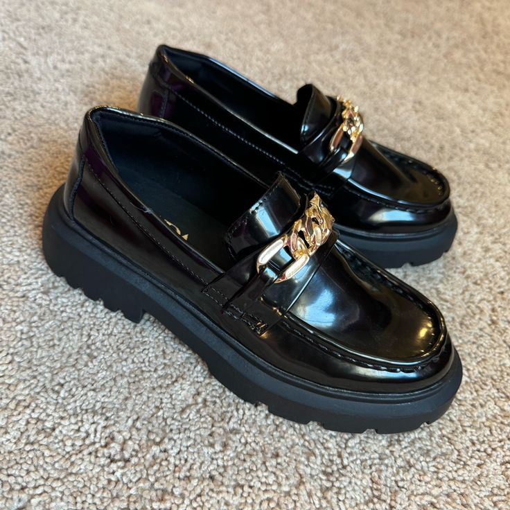 Black School Shoes for Boys 