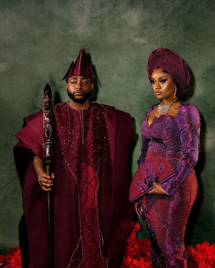 Yoruba Traditional Wedding Attire for Couples
