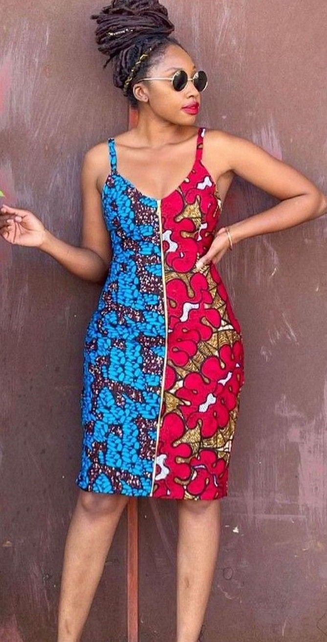 Ankara Sleeveless Gowns For Women