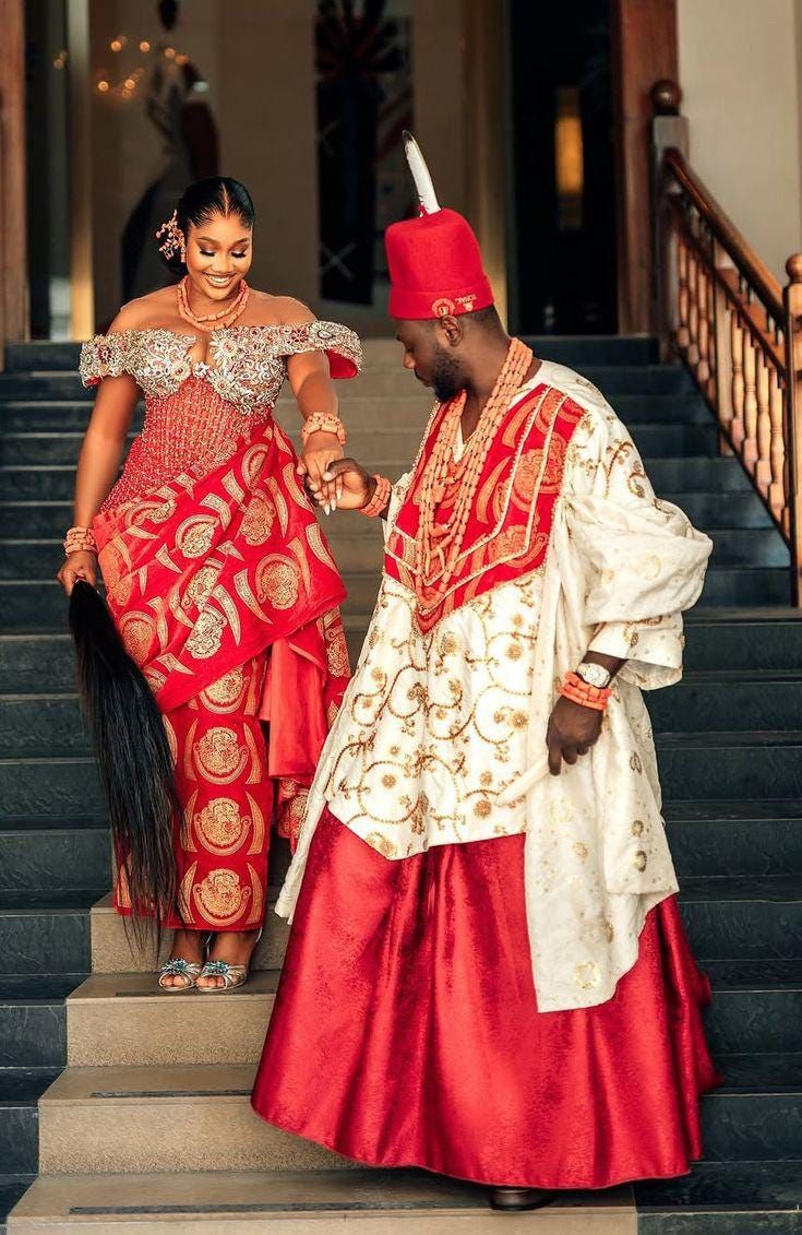 Igbo Traditional Wedding Attires for Couples