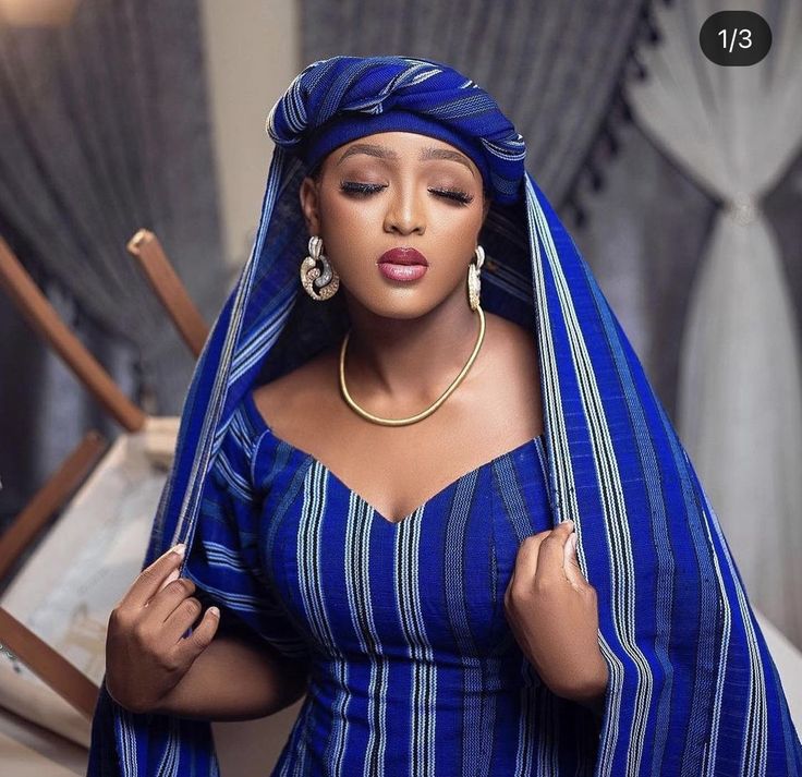 Hausa Traditional Wedding Attire for Ladies 