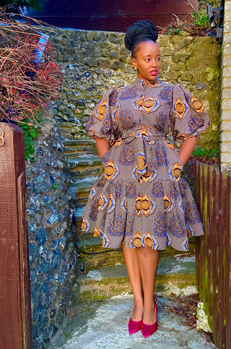 Ankara Flay Gown Ideas for Slim Ladies 