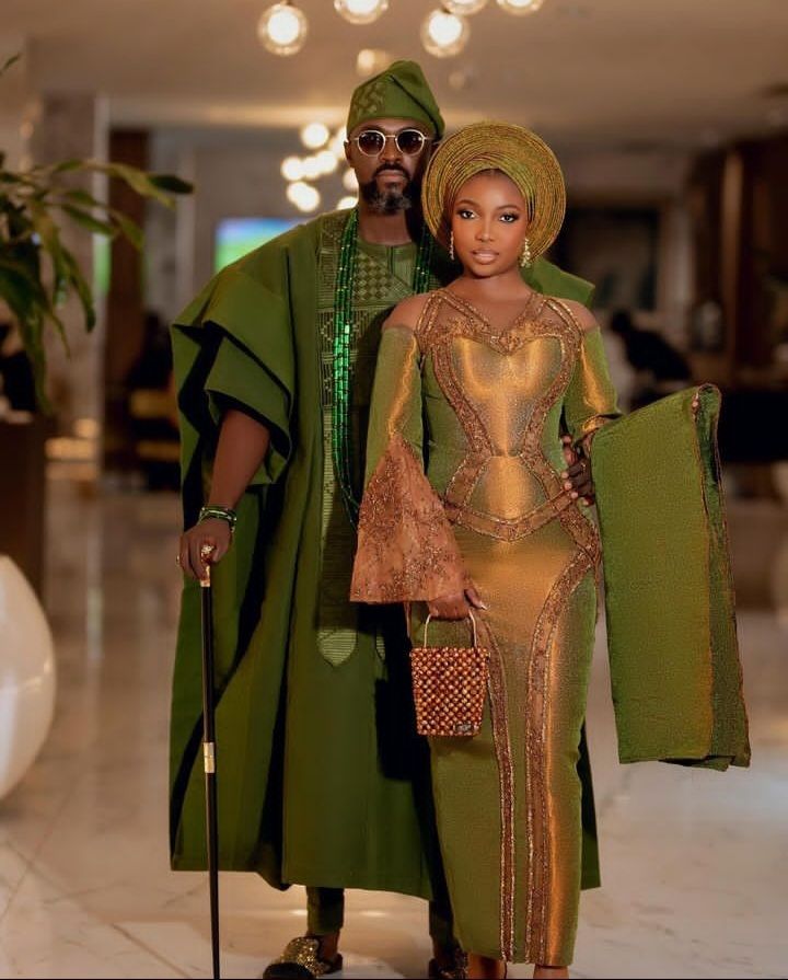 Yoruba Traditional Wedding Attire for Couples