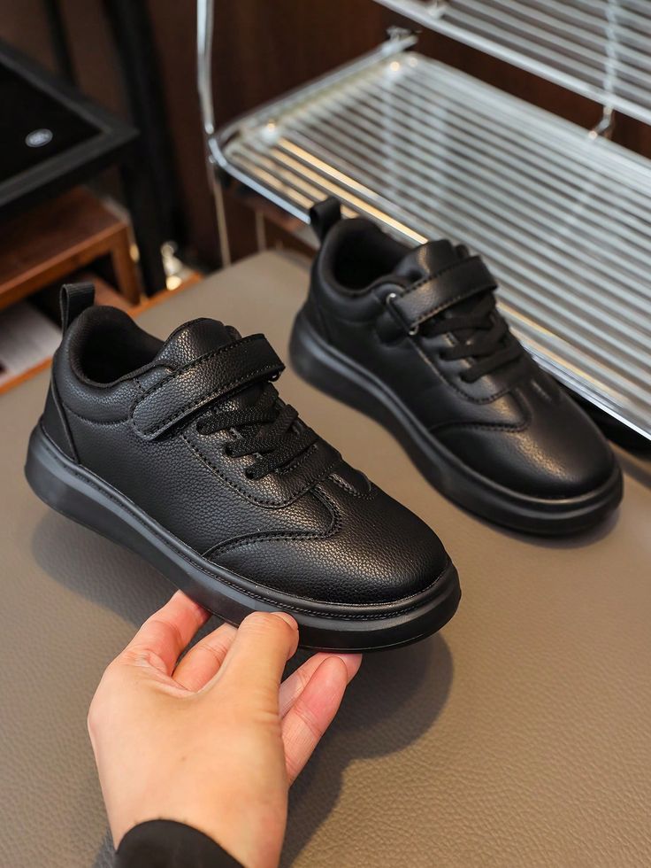Black School Shoes for Boys 