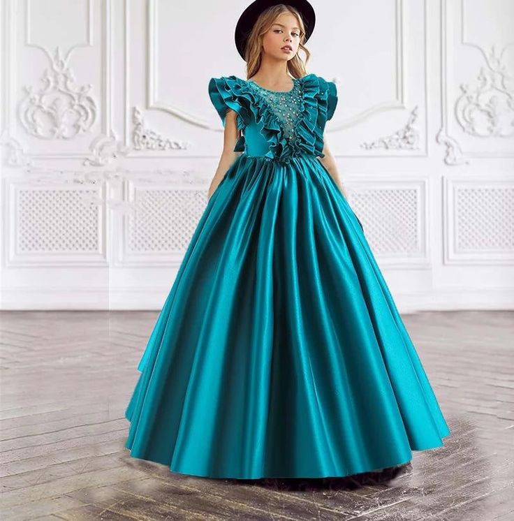 Long Flay Gown Styles 