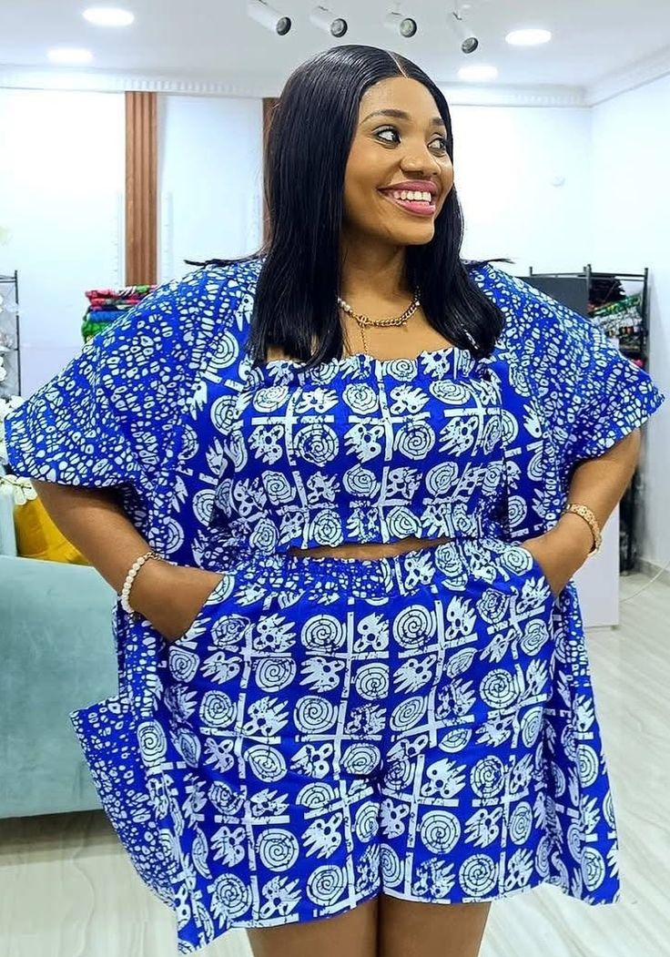 Ankara Up and Down Styles for Slim Women 