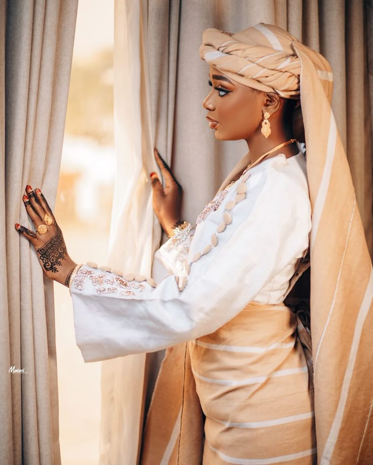 Hausa Traditional Wedding Attire for Ladies 