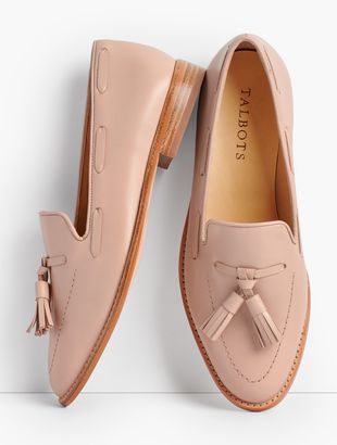 Leather Loafer Shoes for Women 