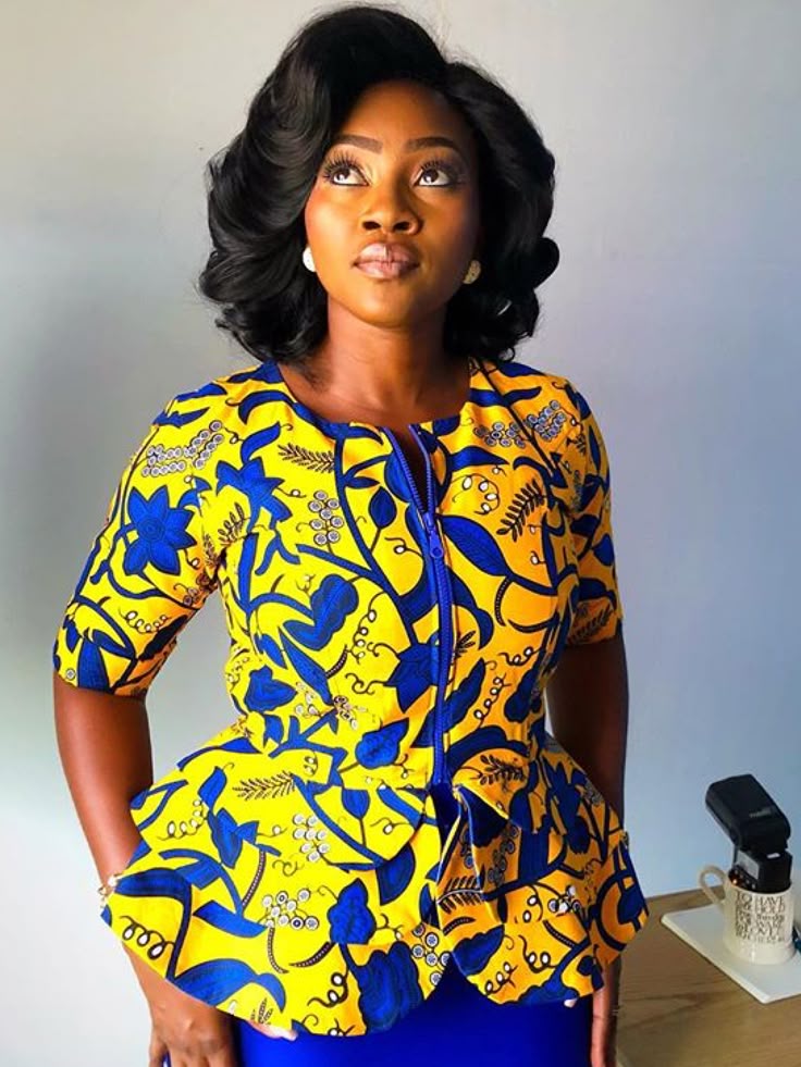 Front Zipper Ankara Styles