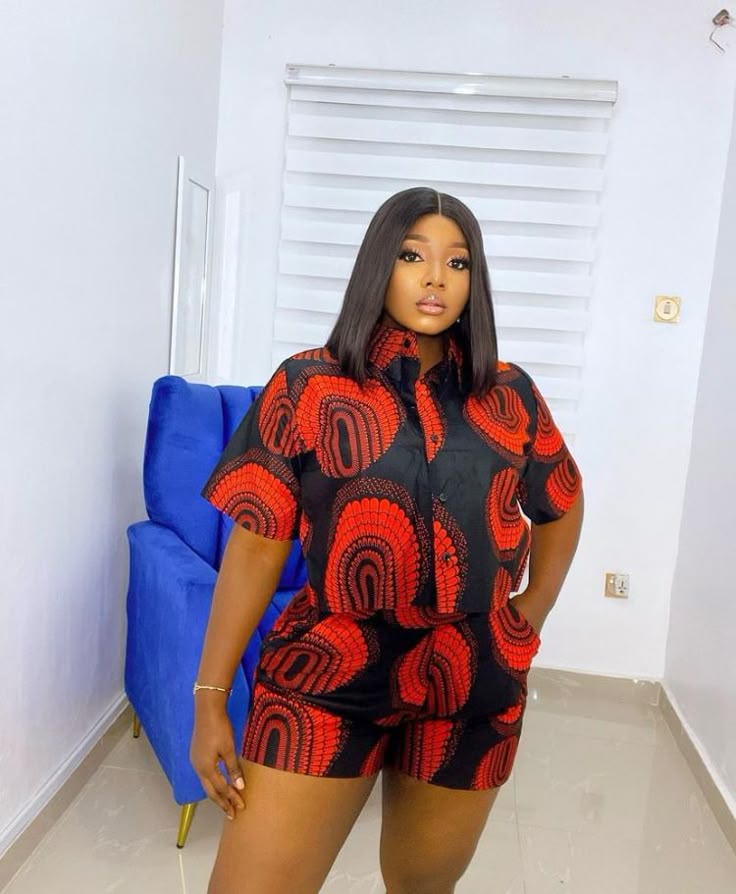 Ankara Up and Down Styles for Slim Women 